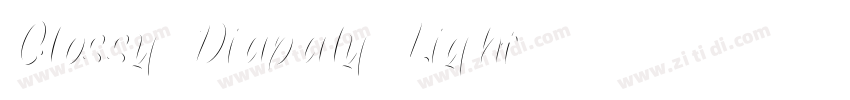 Glossy Diapaly Light字体转换